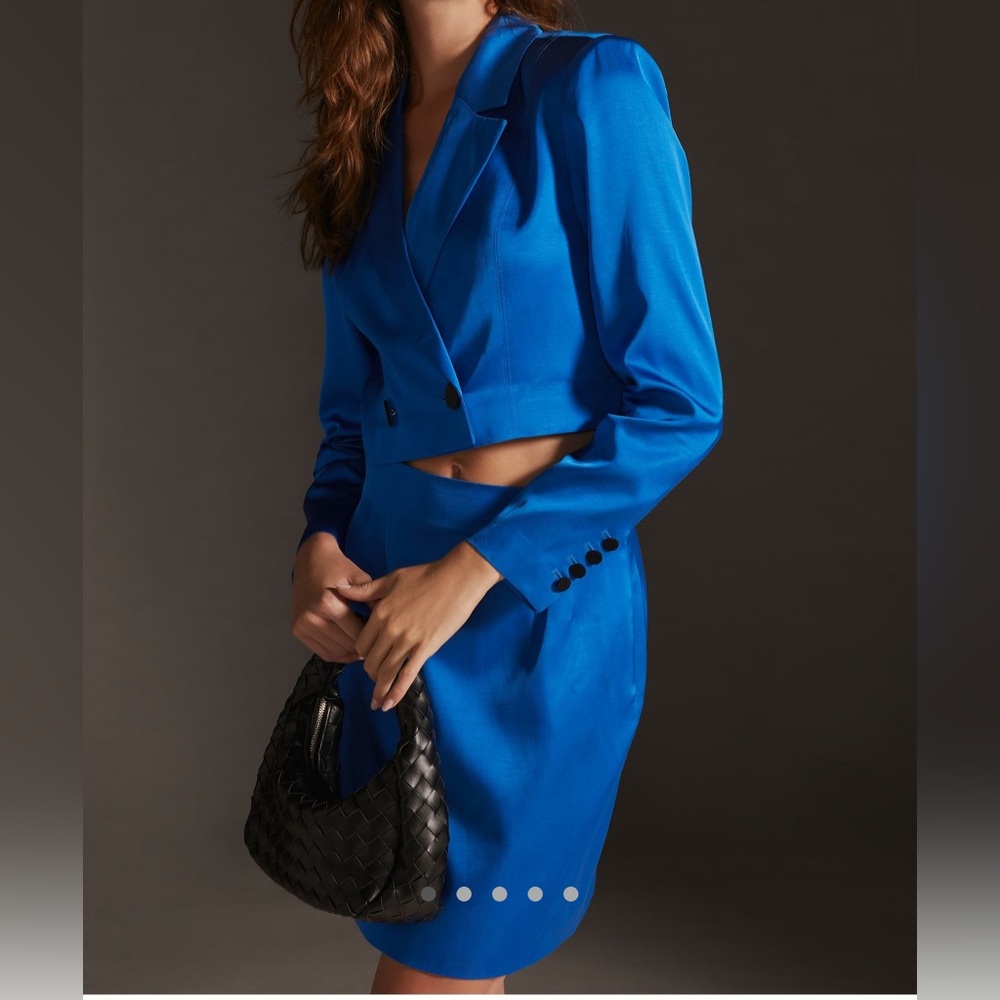 Mare Mare Anthropologie blazer top and mini skirt set